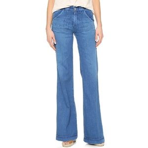 AG
Adriano Goldschmied Carly Pintuck Wide Leg Jean